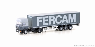 MiNis LC4070 - N - MAN F90 Gardinenplanen-Sattelzug Fercam